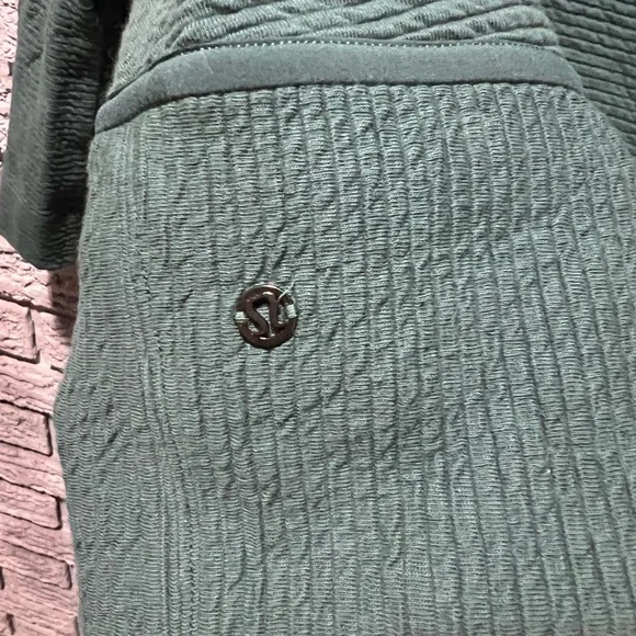 lululemon athletica On Repeat Teal Mock Neck Sweater - Picture 5 of 8